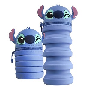 Tolltartó, COLORINO Stitch, szilikon, bővíthető, kék