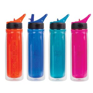 Kulacs 600ml COOL PACK Stream, karabíneres csatlakozóval 4 szín