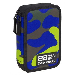 Tolltartó COOL PACK Jumber, töltött, 2 emeletes, Camooflage Lime