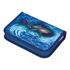 Tolltartó 31 részes, 2 klapnis HERLITZ Blue Shark, töltött