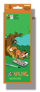 V&iacute;zfest&eacute;k 12x28,5 mm, SaKOTA Creative Jungle VUK, nagygomb + ecset,