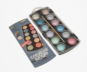 V&iacute;zfest&eacute;k 12x28,5 mm, SaKOTA Creative Jungle, csill&aacute;mos + ecset