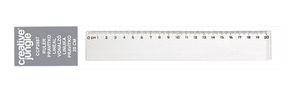 Vonalz&oacute; 20 cm, SaKOTA CCP2687, egyenk&eacute;nti csomagolt, &aacute;tl&aacute;tsz&oacute; műanyag