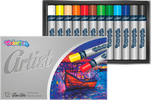 Olajpasztell kréta készlet 12 db-os, COLORINO Artist