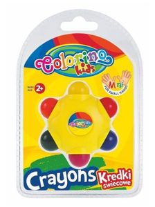 Zsírkréta készlet 6 db-os, COLORINO Kids, Csillag forma, 6 szín