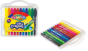 Zsírkréta készlet 12 db-os, COLORINO Kids Twist 3in1, extra puha