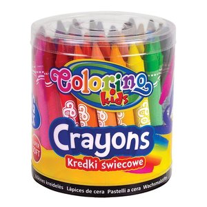 Zsírkréta készlet 48 db-os, COLORINO Jumbo, 24 különböző szín