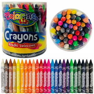 Zsírkréta készlet 48 db-os, COLORINO Jumbo, 24 különböző szín