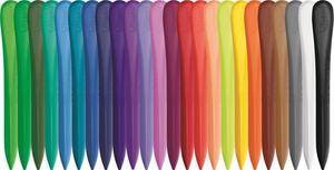 Zsírkréta 24 db, MAPED Color Peps PlastiClean, háromszögű, 24 szín,