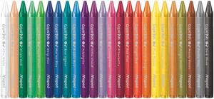 Zsírkréta 24 db, MAPED Color Peps Wax, 24 különböző szín