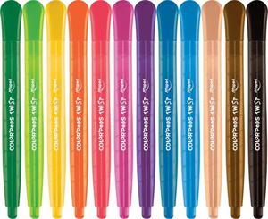Zsírkréta 12 db, MAPED Color Peps, kitekerhető, 12 különböző szín