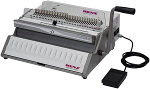 Fémspirálozó gép 3:1, RENZ SRW 360, Comfort Plus, elektromos, 22/135 l