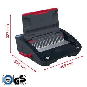 Spir&aacute;loz&oacute;g&eacute;p GBC CombBind CB25E, elektromos, 390 lap