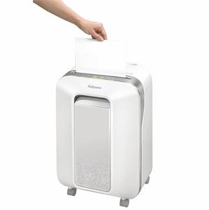 Iratmegsemmisítő FELLOWES Powershred LX201, mikrokonfetti, fehér