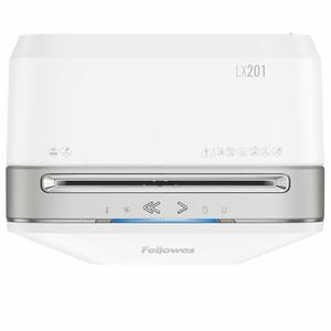 Iratmegsemmisítő FELLOWES Powershred LX201, mikrokonfetti, fehér