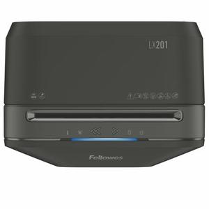 Iratmegsemmisítő FELLOWES Powershred LX201, mikrokonfetti, fekete