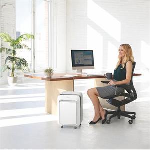 Iratmegsemmisítő FELLOWES Powershred LX211, mikrokonfetti, fehér