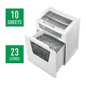 Iratmegsemmisítő LEITZ IQ Office P5, 10 lap, mikrokonfetti