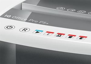 Iratmegsemmisítő LEITZ IQ Office Pro P5+ , 5 lap, mikrokonfetti