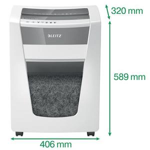 Iratmegsemmisítő LEITZ IQ Office Pro P5+ , 5 lap, mikrokonfetti