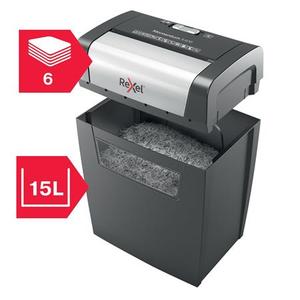 Iratmegsemmis&iacute;tő REXEL Momentum X406, konfetti, 6 lap