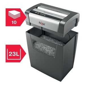 Iratmegsemmis&iacute;tő REXEL Momentum X410, konfetti, 10 lap