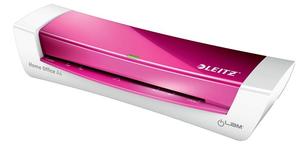 Laminálógép A4, LEITZ iLam Home Office, 80-120 mikron, rózsaszín