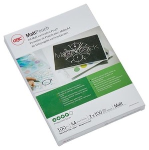 Lamin&aacute;l&oacute; f&oacute;lia A4, GBC, 100 mic, 100 db-os, matt