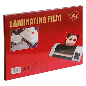 Lamináló fólia A4, OFFICIAL, 80 mic, 100 db-os, fényes, víztiszta