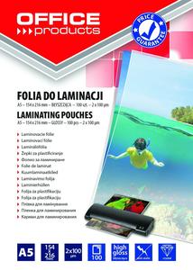 Lamináló fólia A5, GRS, 100 mic, 100 db, fényes, víztiszta