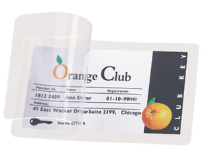 Lamináló fólia 54x86 mm, DJOIS, 100 mic, 10 db, fényes átlátszó,