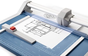 Papírvágógép A4, DAHLE 550, körkéses, vágási szélesség: 360 mm