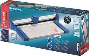 Papírvágógép, MAPED Universal Metal, A4, 6 lap, görgős