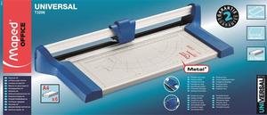 Papírvágógép, MAPED Universal Metal, A4, 6 lap, görgős