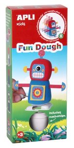 Gyurma sétáló robot APLI 13983 Fun Dough piros-kék