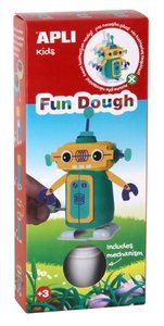 Gyurma sétáló robot APLI 13985 Fun Dough citromsárga-zöld