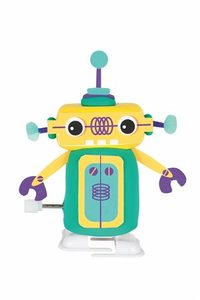 Gyurma sétáló robot APLI 13985 Fun Dough citromsárga-zöld
