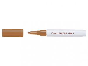 Dekormarker PILOT Pintor F, 1 mm, barna