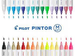 Dekormarker PILOT Pintor M, kúpos, 1,4 mm, fehér