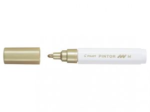 Dekormarker PILOT Pintor M, kúpos, 1,4 mm, arany