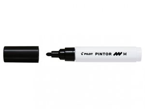 Dekormarker PILOT Pintor M, kúpos, 1,4 mm, fekete