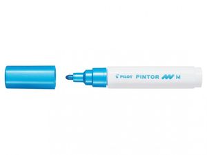 Dekormarker PILOT Pintor M, kúpos, 1,4 mm, metál kék
