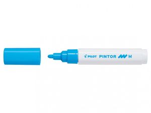 Dekormarker PILOT Pintor M, kúpos, 1,4 mm, világoskék