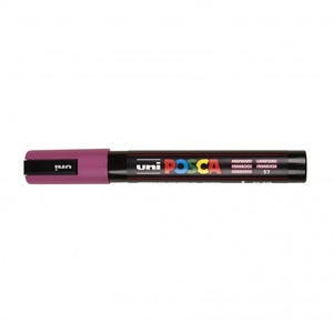 Dekormarker UNI Posca PC-5M, kúpos, 1,8-2,5 mm, málnapiros