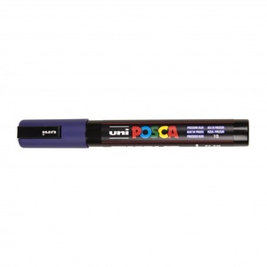 Dekormarker UNI Posca PC-5M, kúpos, 1,8-2,5 mm, porosz kék