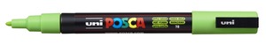 Dekormarker UNI Posca PC-3M, kúpos, 0,9-1,3 mm, almazöld