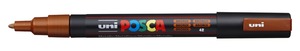 Dekormarker UNI Posca PC-3M, kúpos, 0,9-1,3 mm, bronz