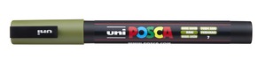 Dekormarker UNI Posca PC-3M, kúpos, 0,9-1,3 mm, khaki