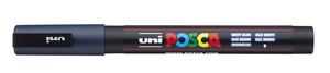 Dekormarker UNI Posca PC-3M, kúpos, 0,9-1,3 mm, tengerkék