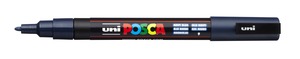 Dekormarker UNI Posca PC-3M, kúpos, 0,9-1,3 mm, tengerkék